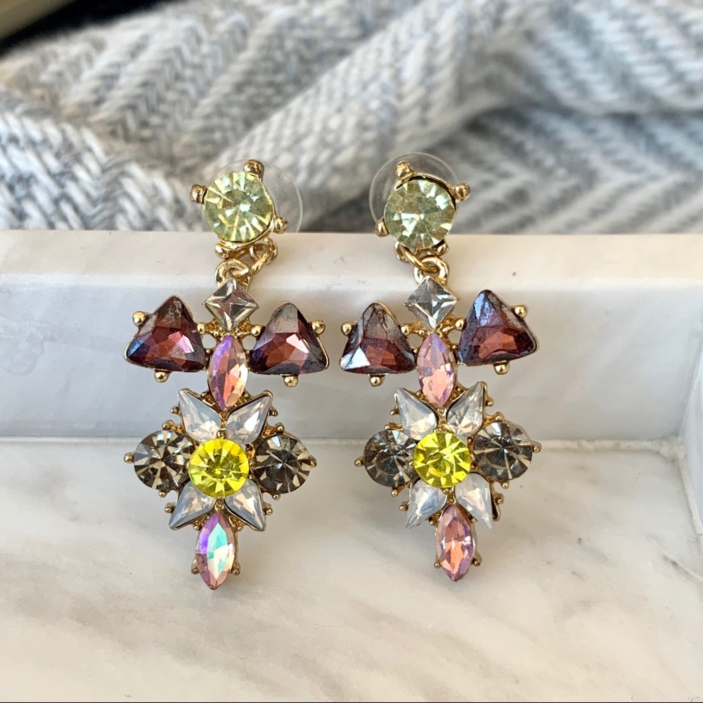 Multi-Color Statement Earrings